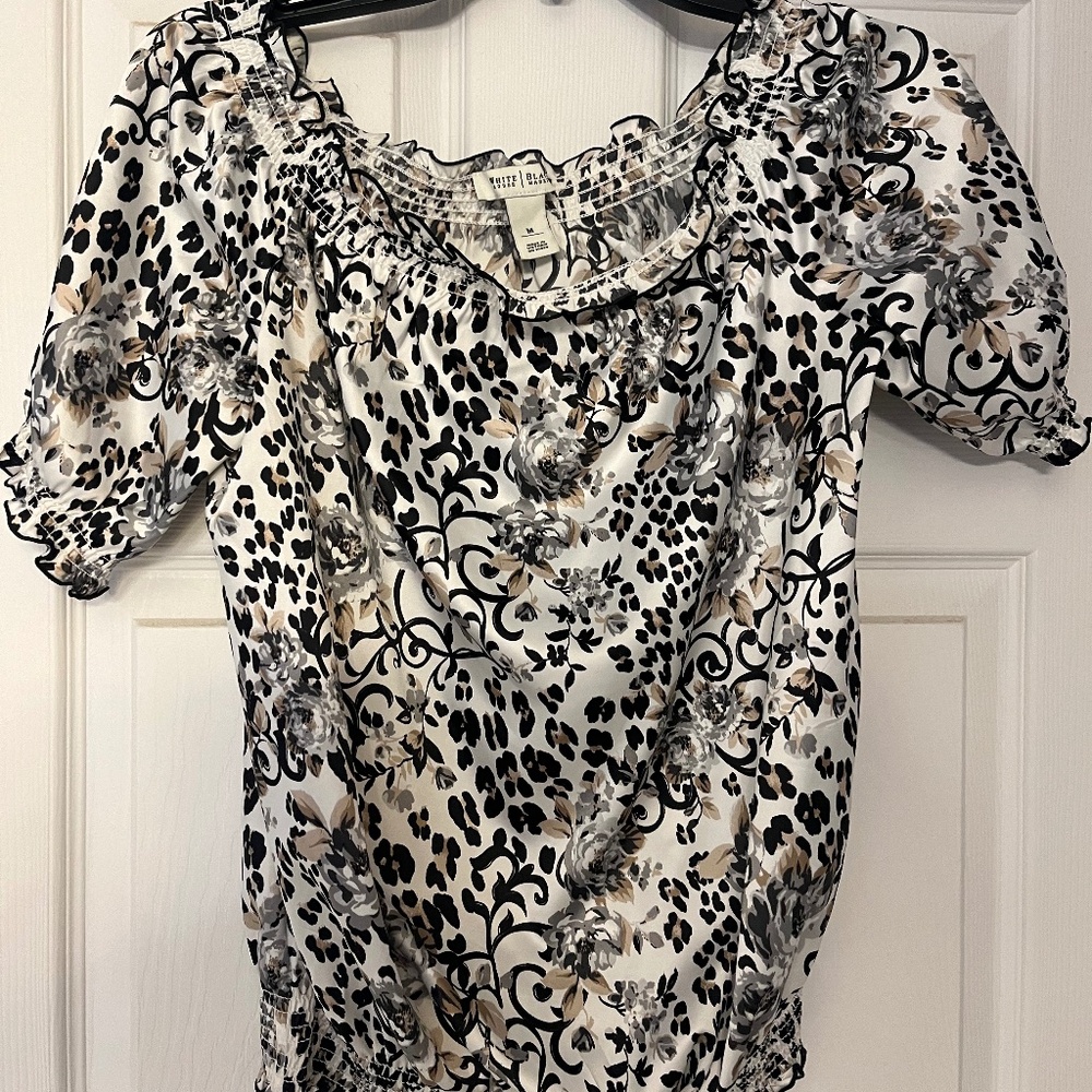 White House Black Market silk top